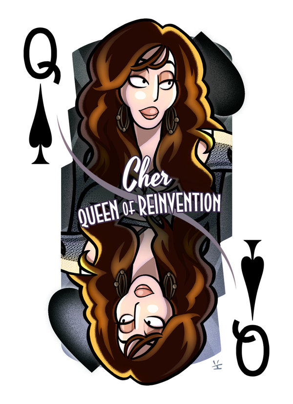 Cher-queen-of-spades-by-Inkjava