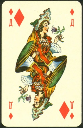 Nevskie_Playing_Cards_The_Queen_of_Diamonds