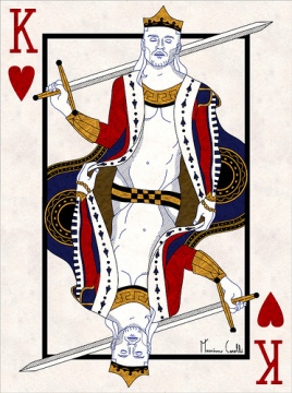 M-Carelli-Semi-Transformation-Playing-Cards-King-of-Hearts