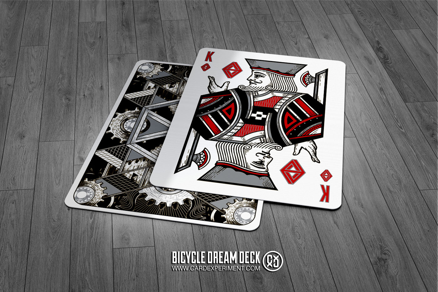Bicycle Dream Playing Cards Silver Edition: The King of Diamonds