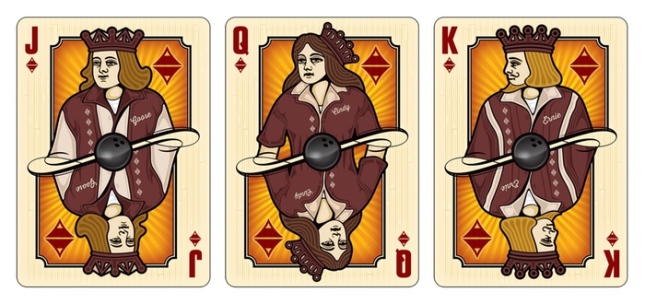 Midnight-BOWL-A-RAMA-Playing-Cards-by-Randy-Butterfield-Courts-Diamonds